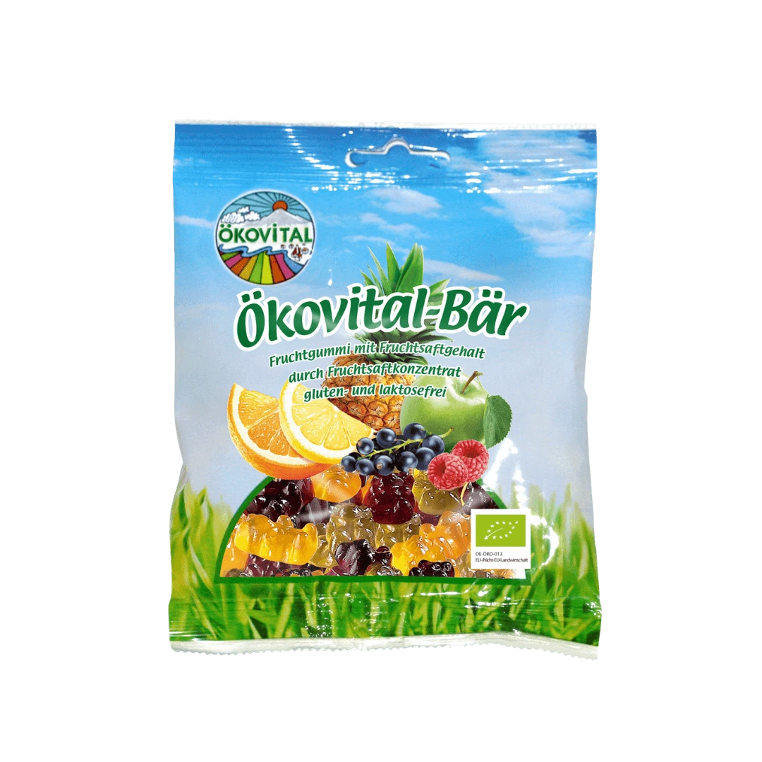 Ekologiški guminukai Meškiukai, OKOVITAL, 80 g