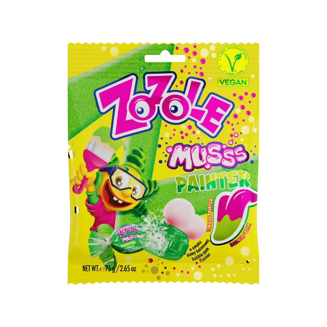 Saldainiai ZOZOLE kramtomos gumos skonio, 75 g