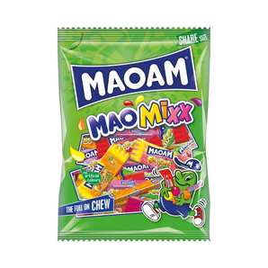 „MAOAM MaoMixx“ – vaisinių ir kolos skonio kramtomų saldainių rinkinys, populiariausių MAOAM skonių mišinys vakarėliams