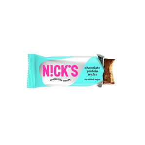 Baltyminis vaflis su šokoladu be cukraus, NICK'S – Bonboni sveikas užkandis