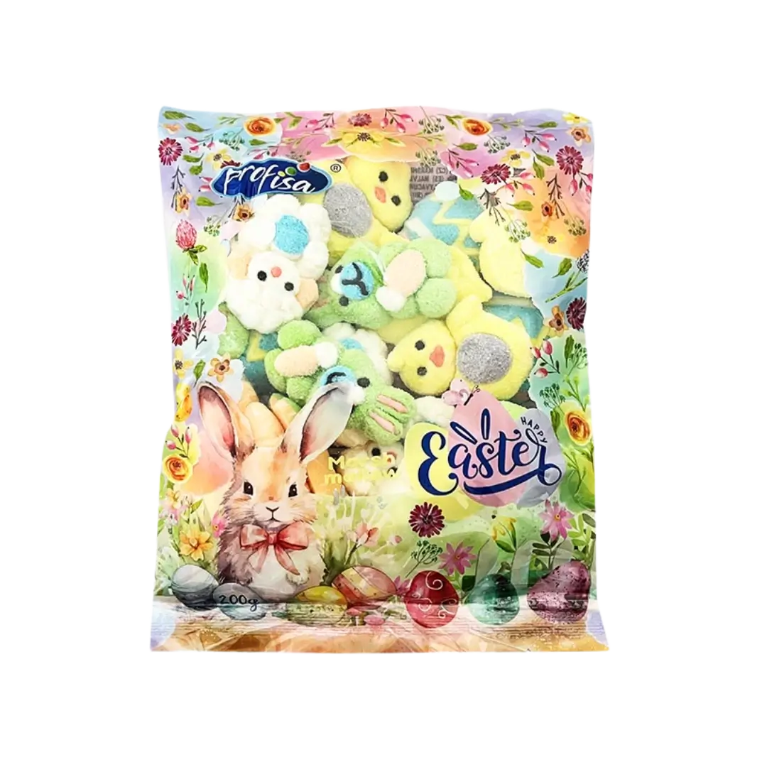 Zefyriniai guminukai Easter įvairių formų ir spalvų