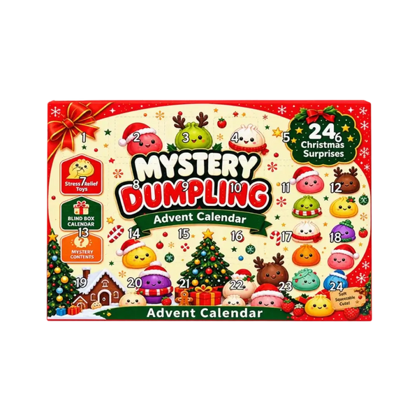 Advento kalendorius su antistresiniais žaislais MYSTERY DUMPLING, 350 g