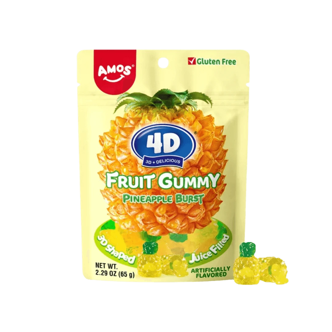 Guminukai 4D PINEAPPLE BURST, AMOS, 65 g