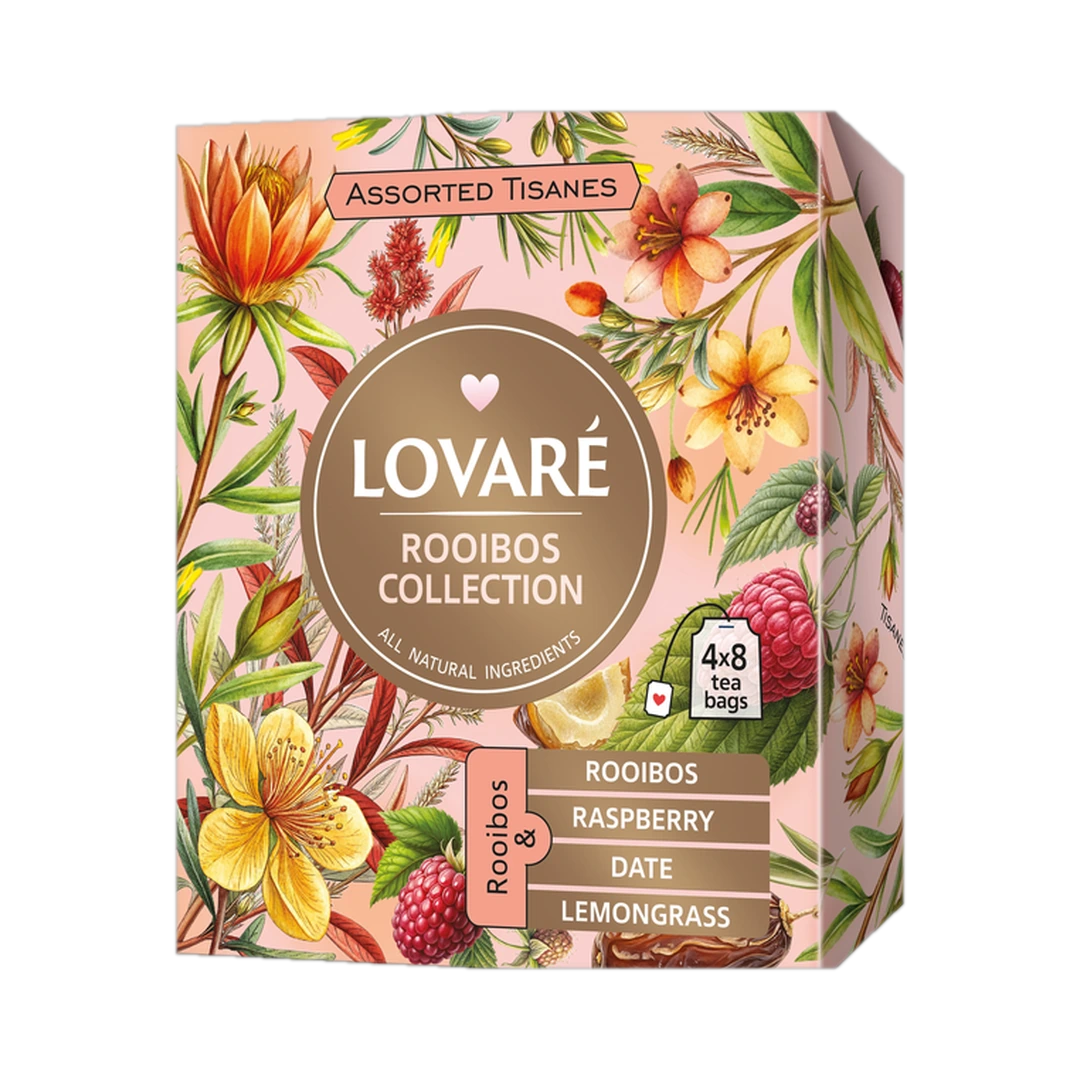 Rooibos arbatų rinkinys LOVARE, 32 vnt