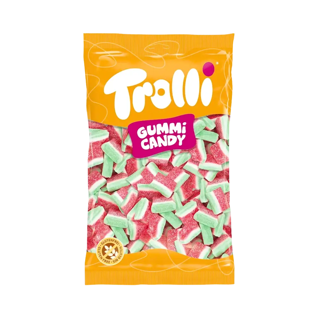 Guminukai arbūzai WATERMELON, TROLLI, 1 kg