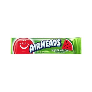 „Airheads Watermelon“ – arbūzų skonio kramtomas saldainis, 15,6 g pakuotė.