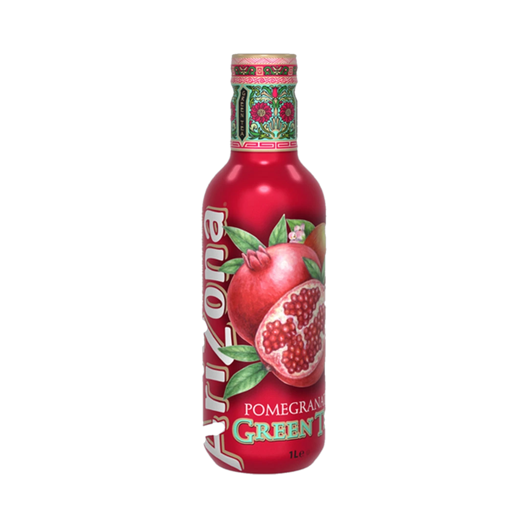 Žalioji ledinė arbata granatų skonio ARIZONA, 1 l