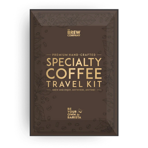 Atvirukas Su Kava Specialty Coffee Travel Kit, THE BREW COMPANY, dovanų 2 pakeliais kavos, bonboni kavos rinkinių pasirinkimas