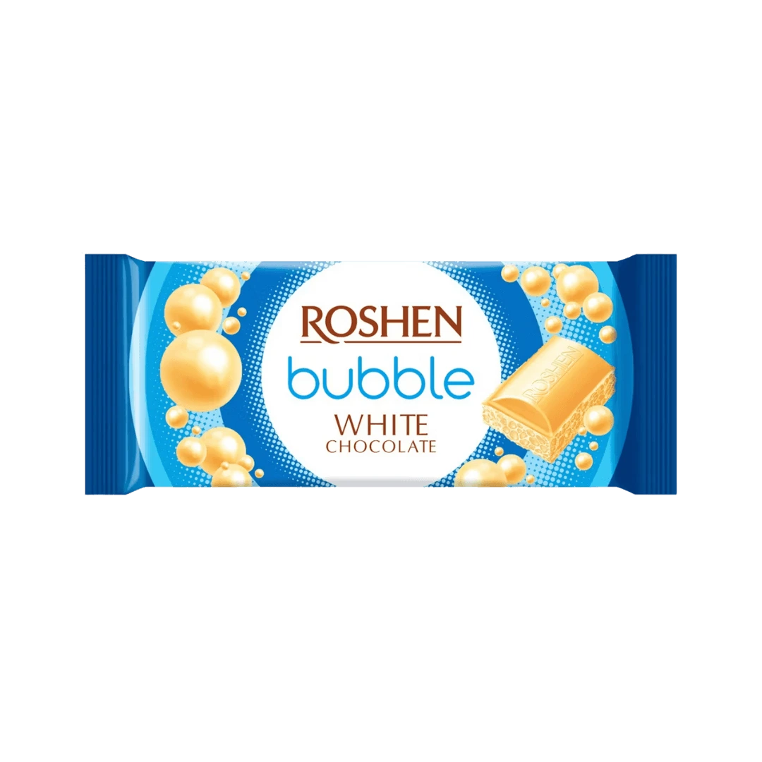 Baltas šokoladas Roshen bubble