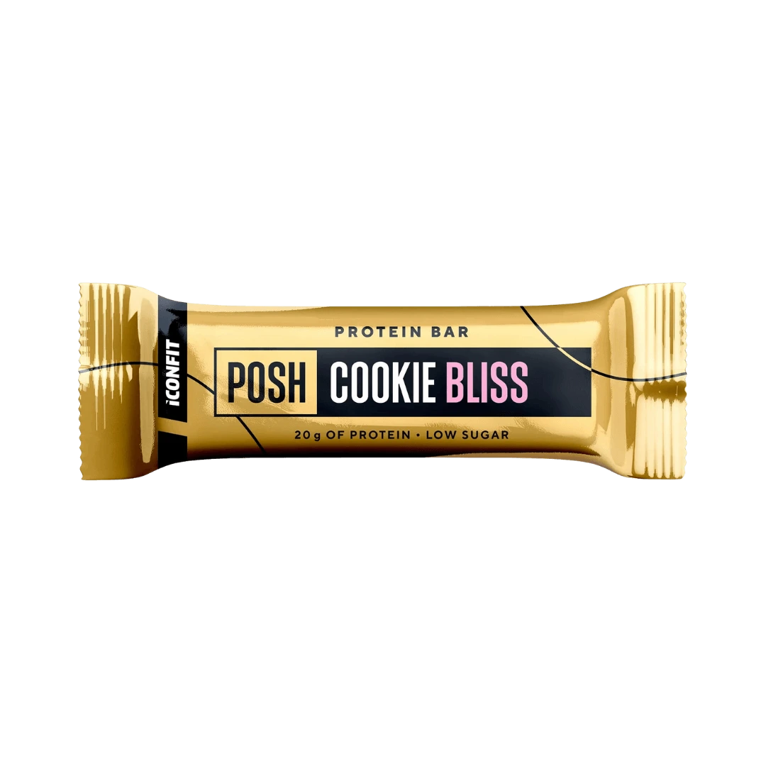 Baltyminis batonėlis ICONFIT POSH Cookie Bliss, 55 g