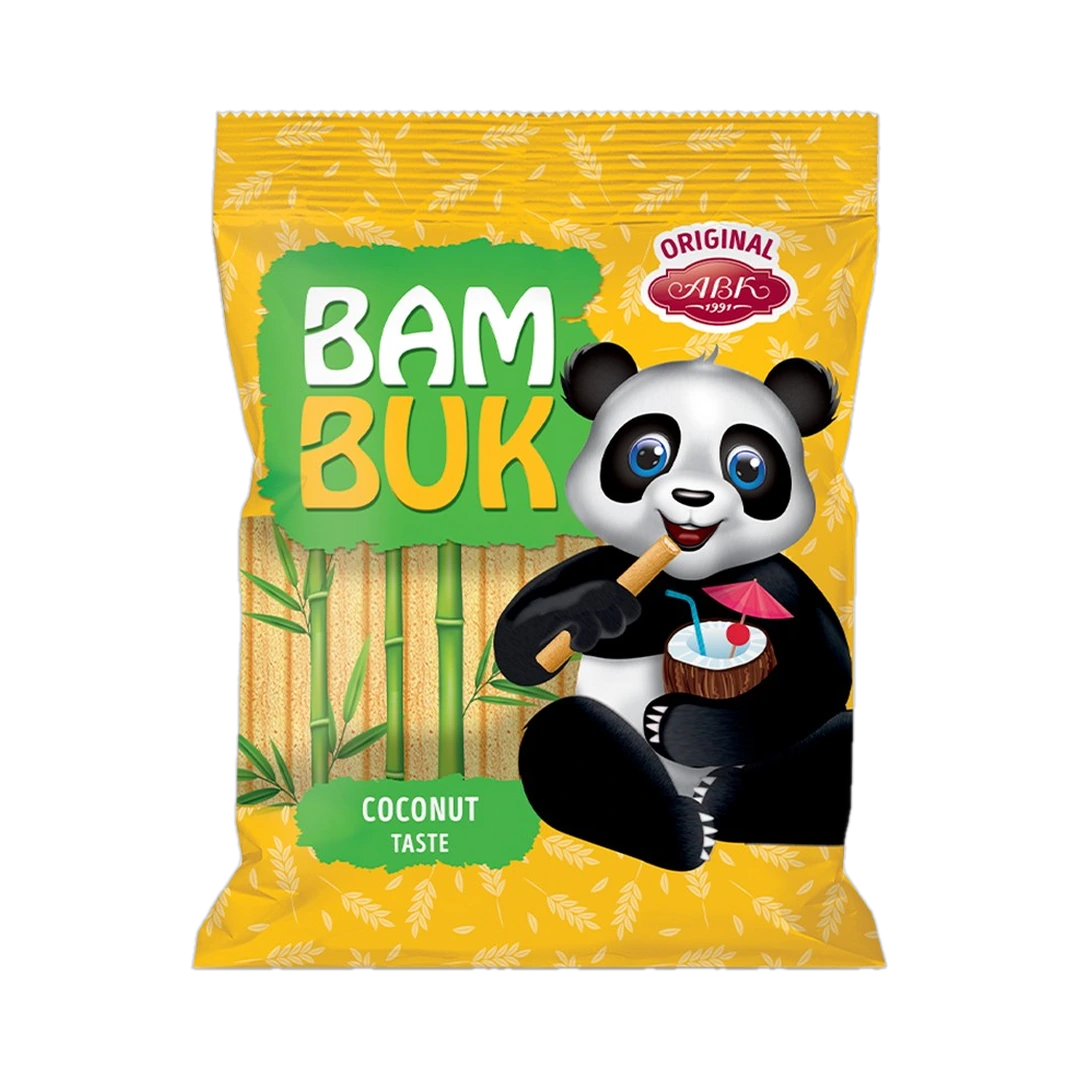 Traškios lazdelės su kokosų skoniu BAM BUK, 160 g