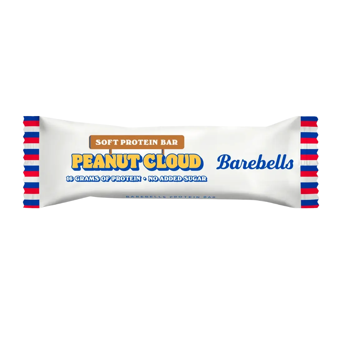 Batonėlis Soft Protein Bar su žemės riešutais PEANUT CLOUD, BAREBELLS, 55 g