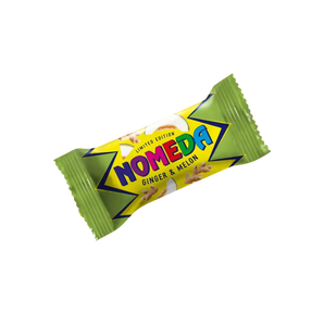 Saldainiai Nomeda su imbieru ir melionu