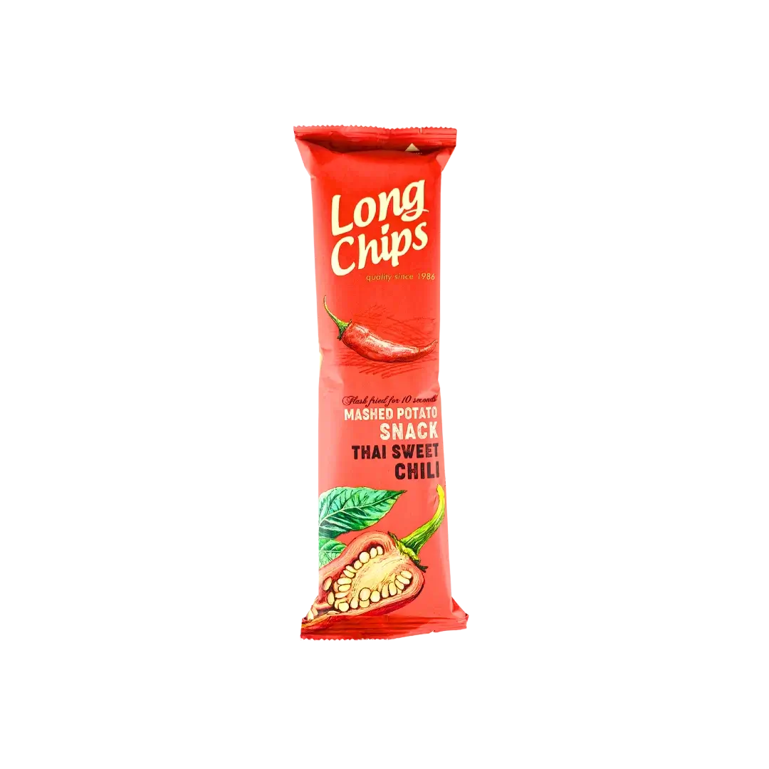 Ilgi bulvių traškučiai su saldžiu čili LONG CHIPS, 75g