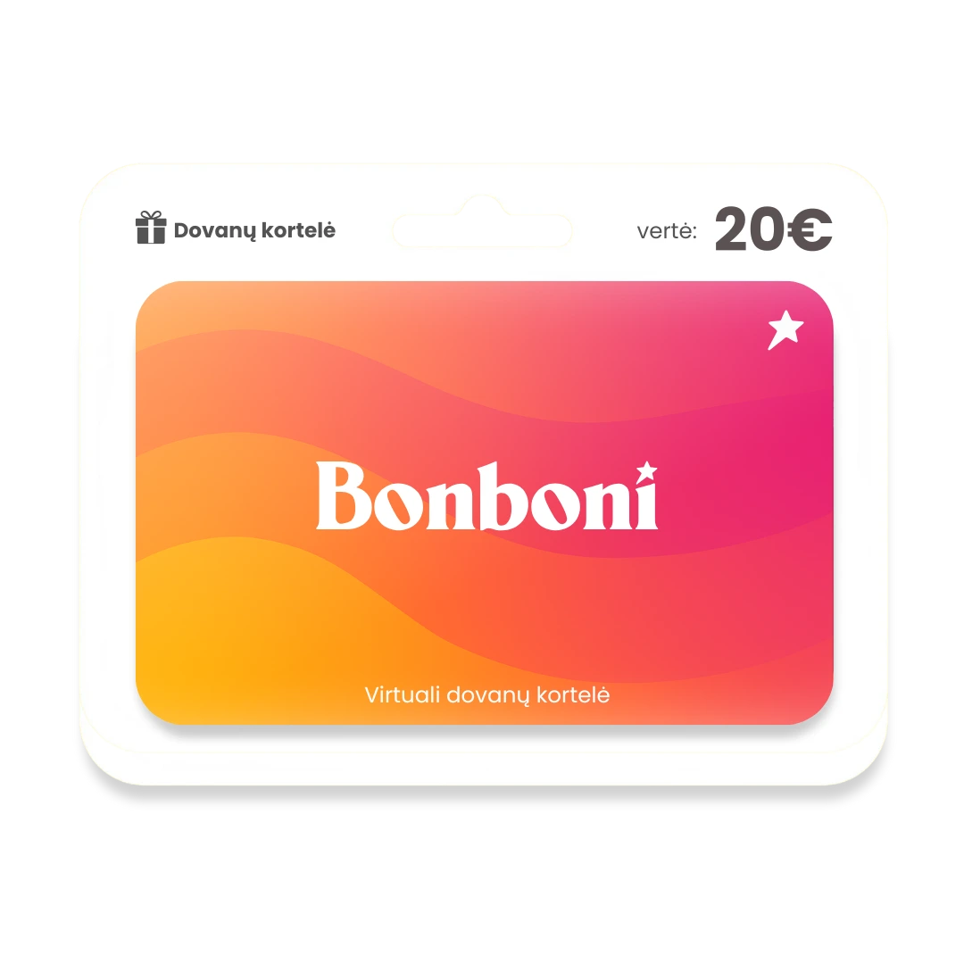 Bonboni dovanų kortelė