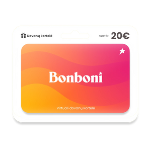 Bonboni dovanų kortelė