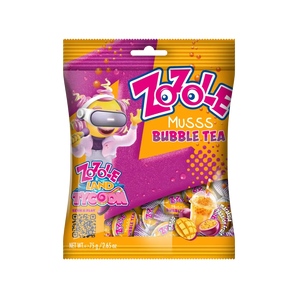 Saldainiai zozole musss Bubble Tea tropinių vaisių skonio