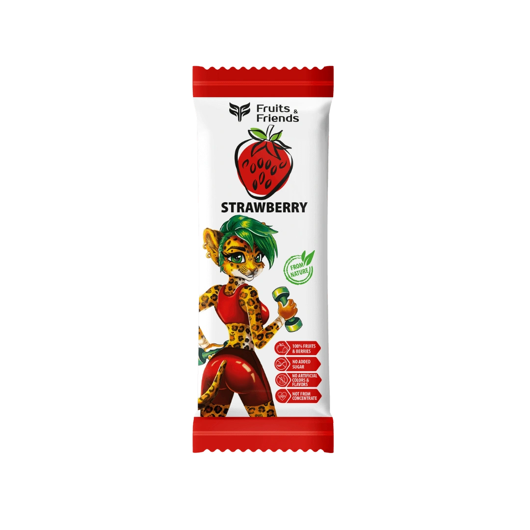 Braškių skanėstas, FRUITS & FRIENDS, 16g