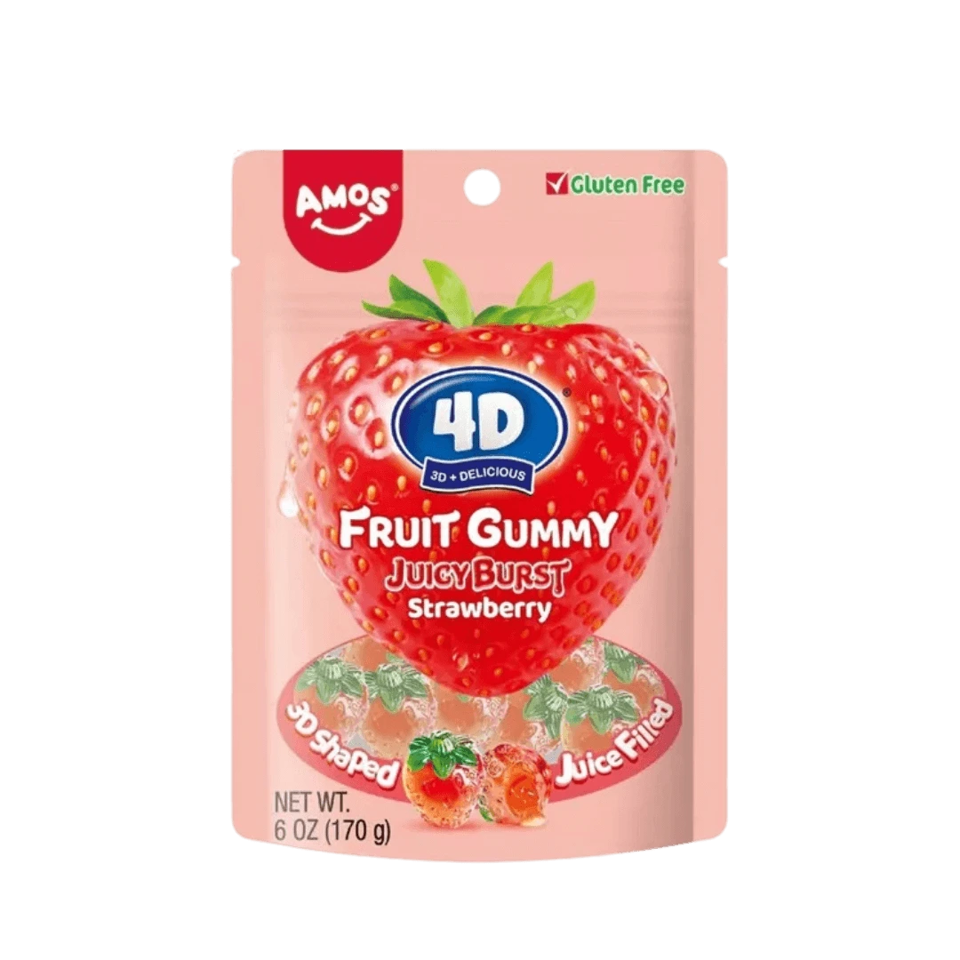 Guminukai 4D STRAWBERRY BURST, AMOS, 65 g