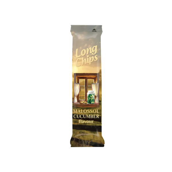 Bulvių traškučiai su agurkų prieskoniais LONG CHIPS, 75 g