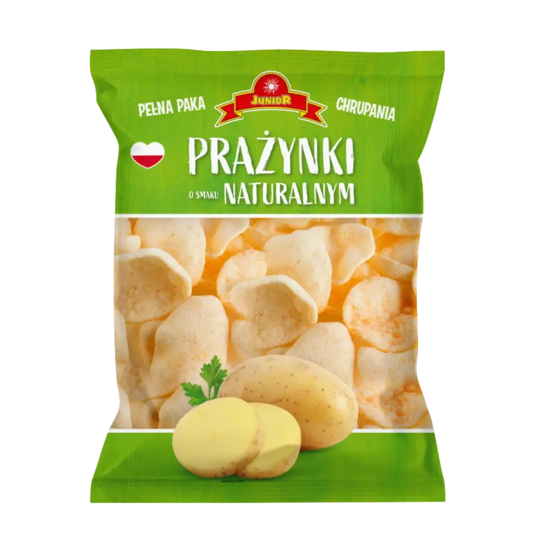 Bulvių traškučiai Prazynki Naturalnym pakuotė Junior