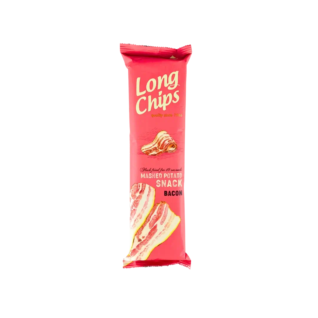 Ilgi bulvių traškučiai su šonine LONG CHIPS, 75g