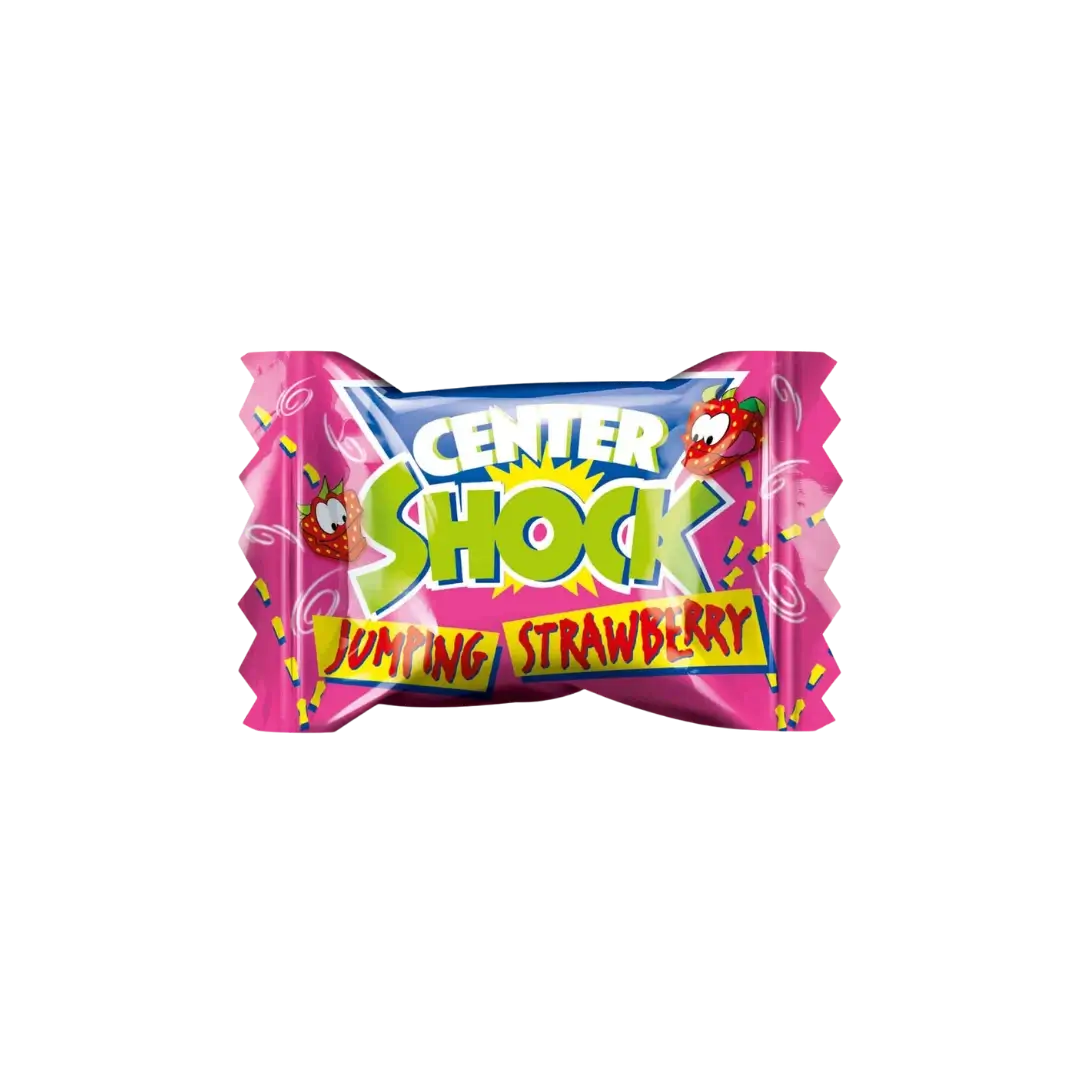 Kramtomoji guma braškių skonio CENTER SHOCK