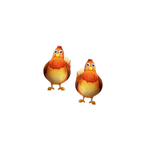 Chicken gummy želė vištelės formos