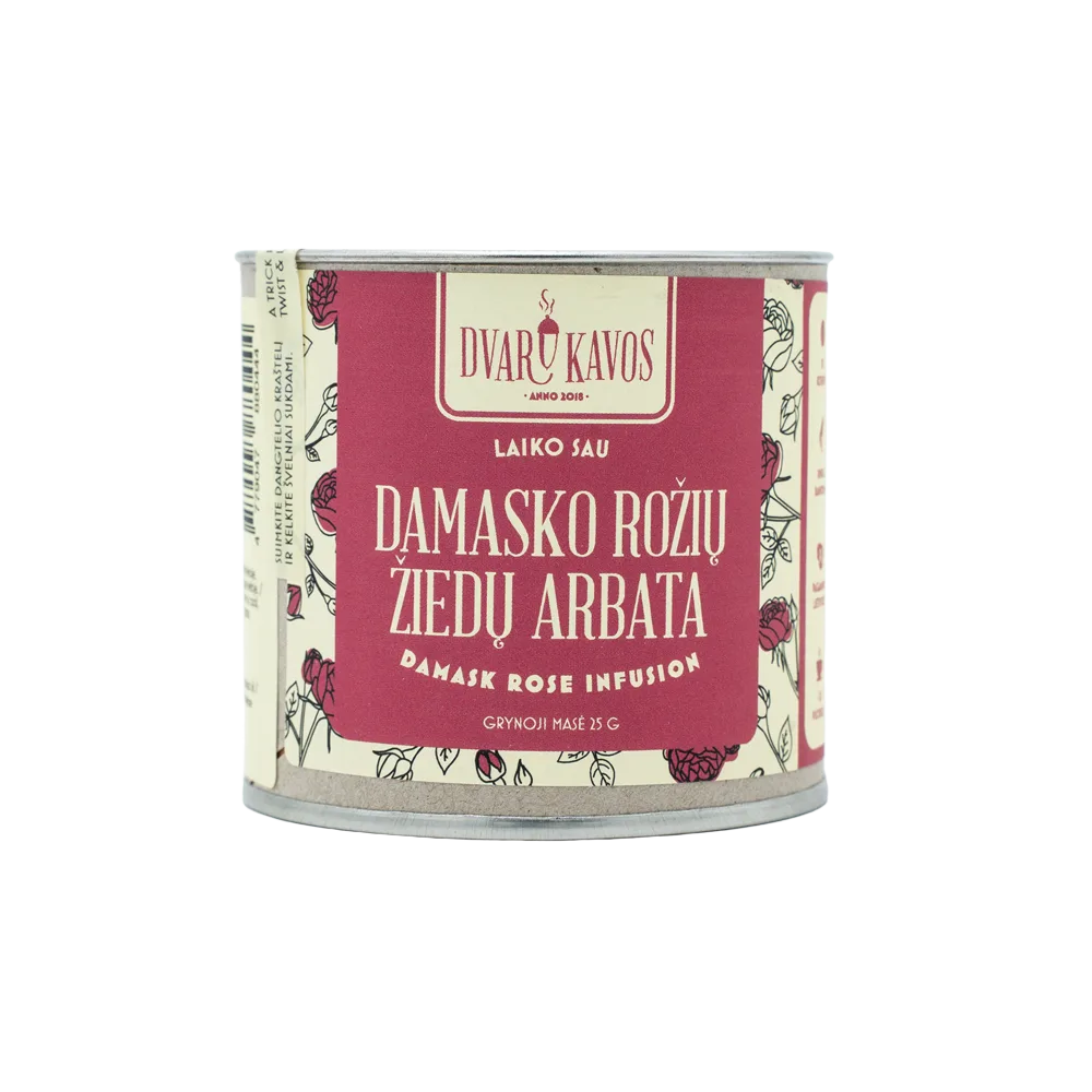 Damasko rožių arbata DVARO KAVOS, 25 g
