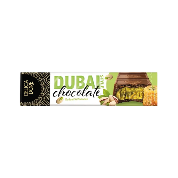 Šokoladas su pistacijomis DUBAI DELICADORE, 70g