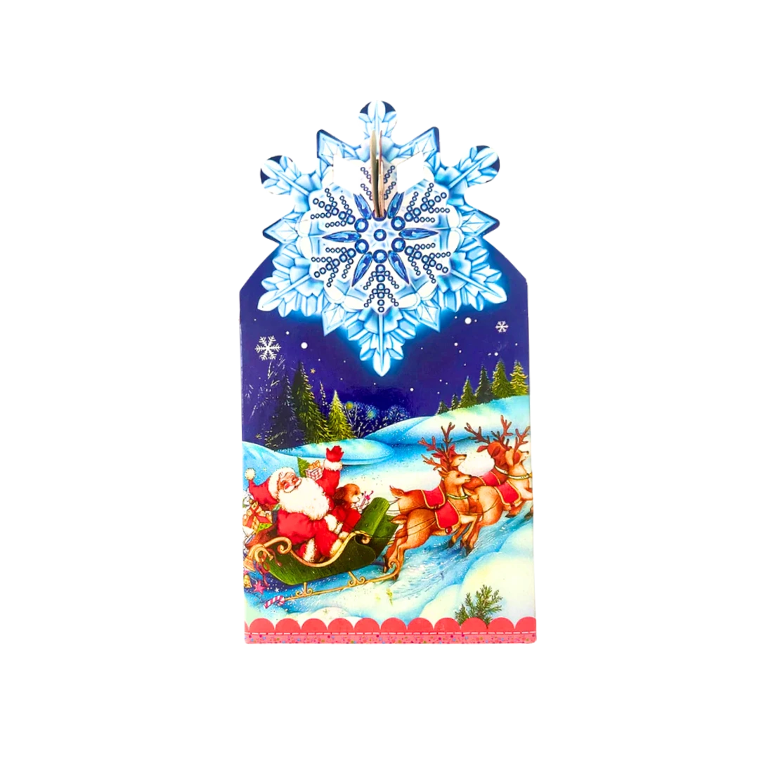 Dovanėlė „Snaigė“ – 172 g šventinis saldumynų rinkinys