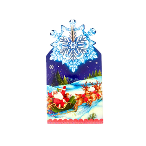 Dovanėlė „Snaigė“ – 172 g šventinis saldumynų rinkinys