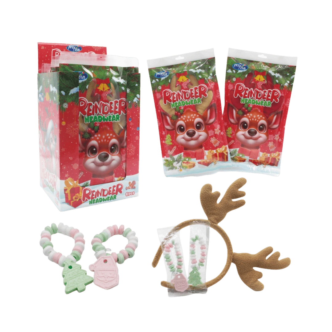 „Reindeer Headwear Candy“ – elniuko lankelis ir saldainis