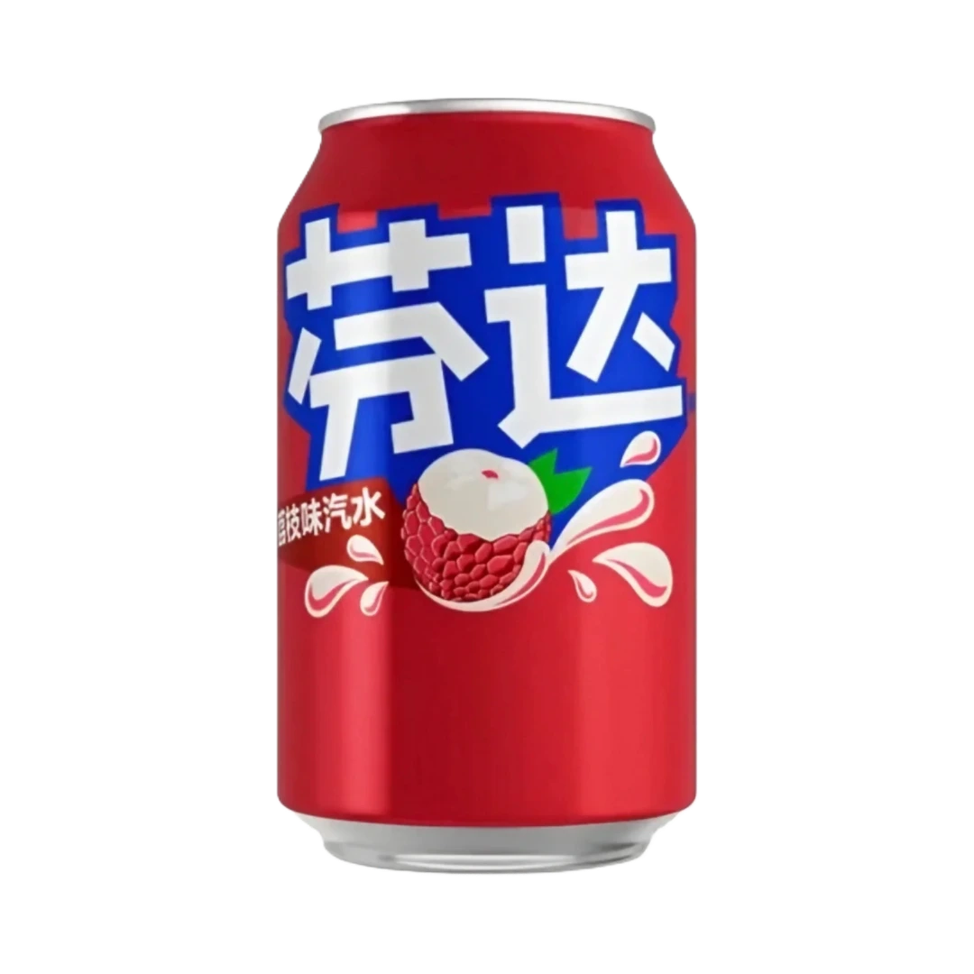 Gazuotas gaivusis gėrimas ličių skonio FANTA, 330 ml