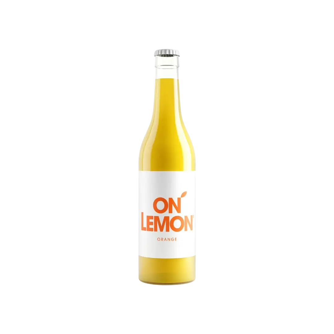 Gaivusis gėrimas su apelsinais ON LEMON Orange, 330 ml skardinė – Bonboni