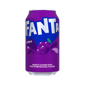 Fanta Grape – vynuogių skonio gazuotas gėrimas 355 ml skardinėje