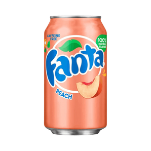 Fanta Peach – persikų skonio gazuotas gėrimas 355 ml skardinėje
