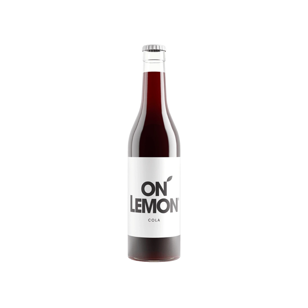 Gazuotas gaivusis gėrimas su kofeinu ON LEMON COLA, 330 ml