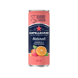 San Pellegrino gazuotas gėrimas Arancia & Fico D'india, apelsinai ir kaktusai, 330 ml – Bonboni itališki gėrimai
