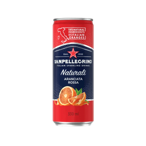 San Pellegrino gazuotas gėrimas Aranciata Rossa, raudonieji apelsinai, 330 ml – Bonboni itališki gėrimai