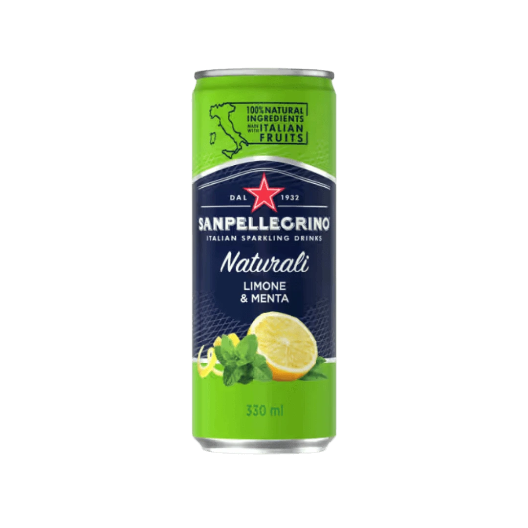 Gazuotas gėrimas Limone & Menta, San Pellegrino, 330 ml