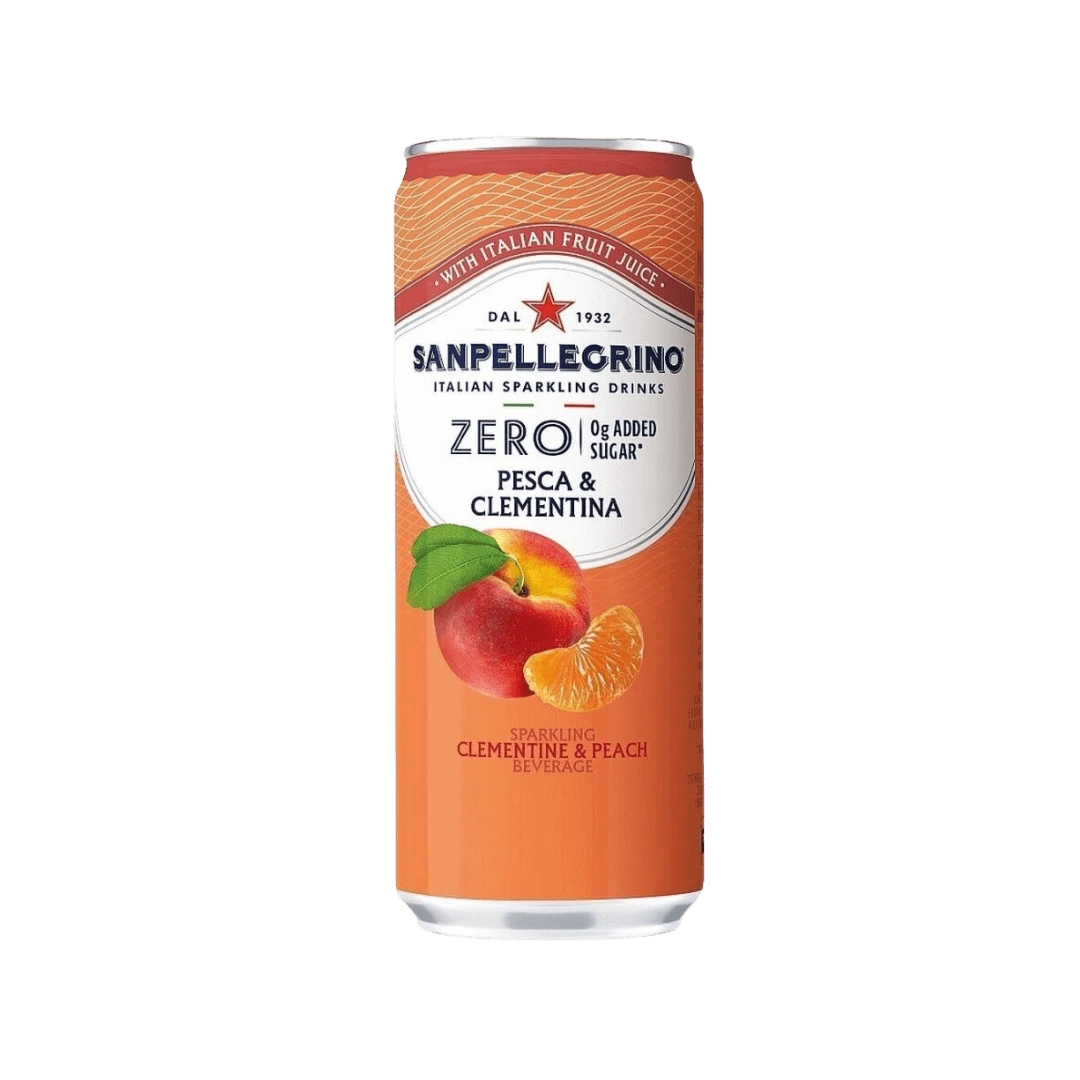 Gazuotas gėrimas ZERO Peach Clementine, San Pellegrino, 330 ml