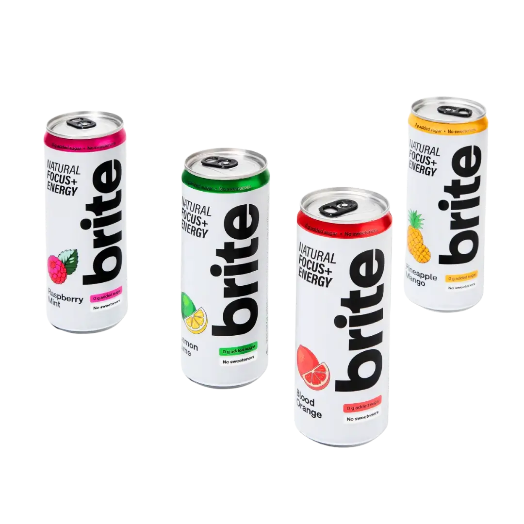 Energinių gėrimų rinkinys BRITE MIX, 4 x 330 ml