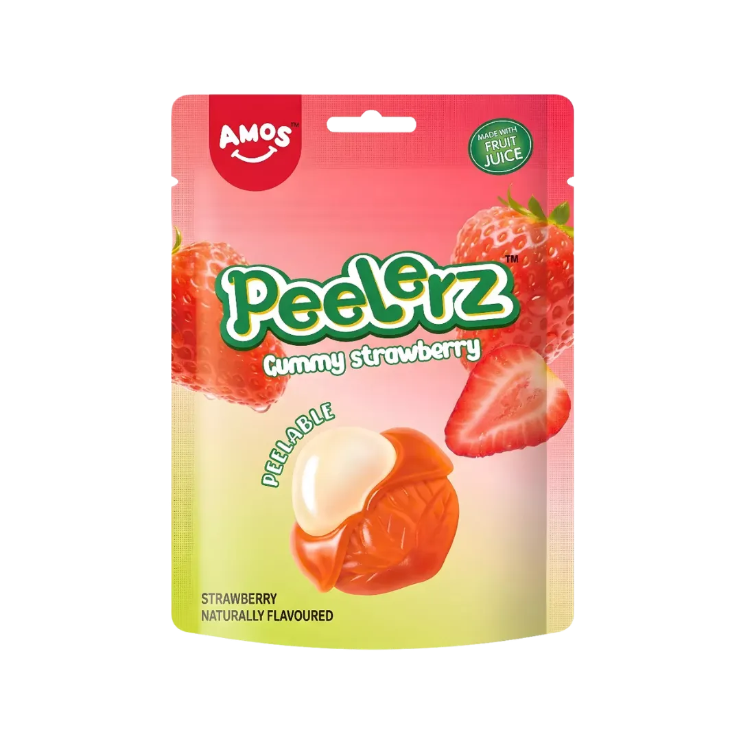 Guminukai PEELERZ STRAWBERRY, AMOS, 65g