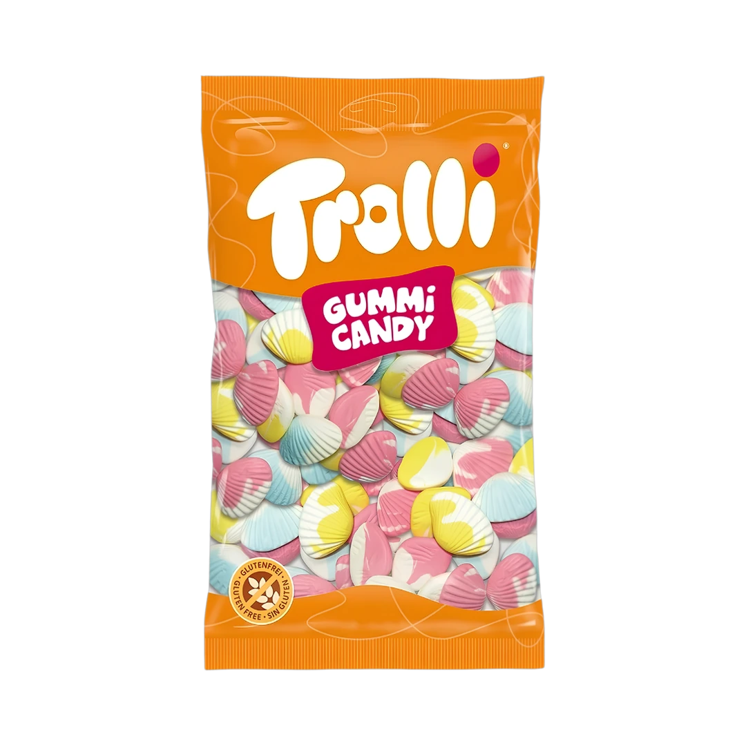 Guminukai kriauklelės SEASHELLS, TROLLI, 1 kg