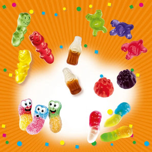 Braškių skonio guminukai FLAVOR BOMB, TROLLI, 75 g – Bonboni