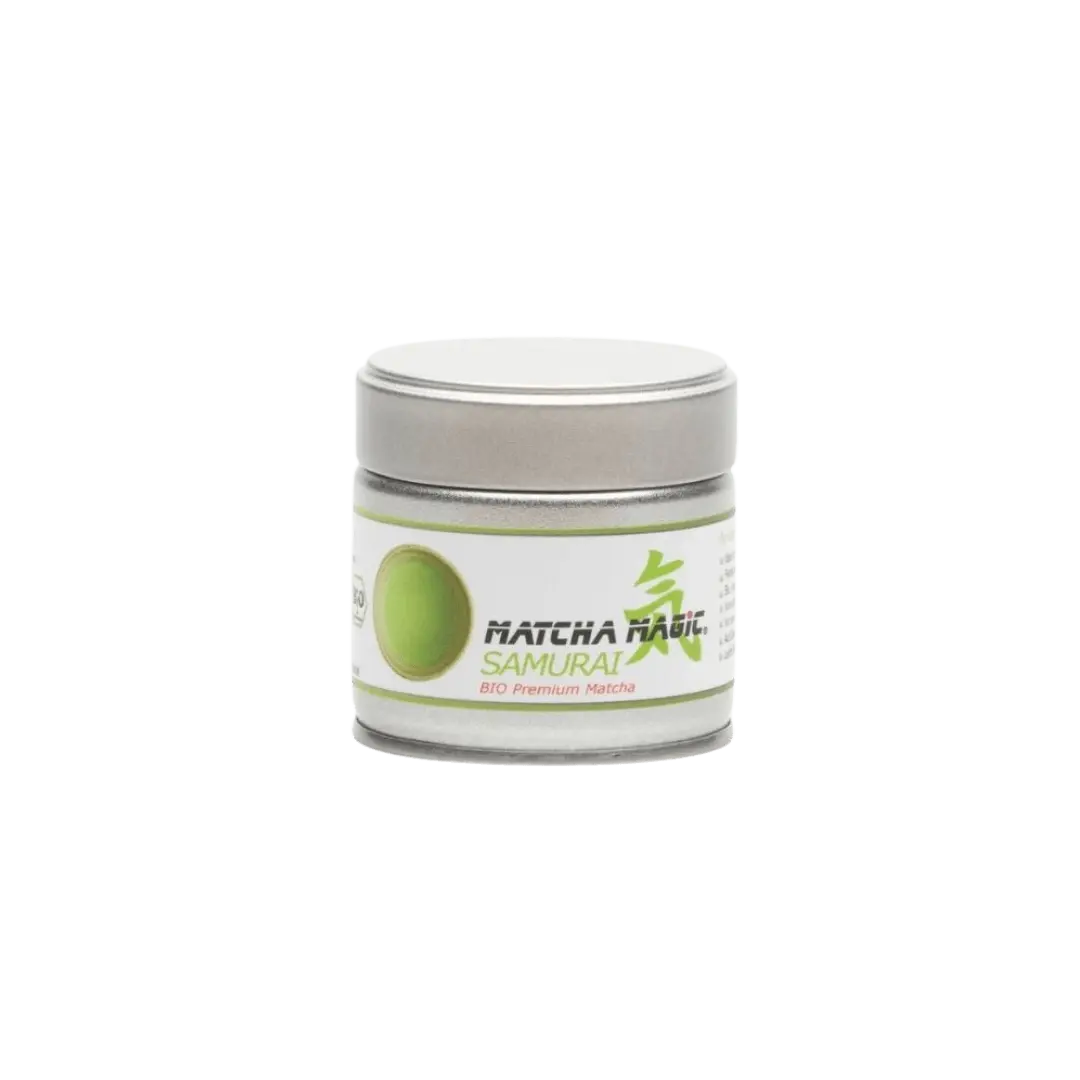 „Japan Magic Samurai“ ekologiška matcha arbata, 30 g pakuotė.