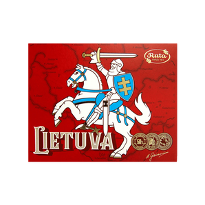 Juodasis šokoladas „Lietuva. VYTIS“ – Lietuvos herbo formos suvenyrinis šokoladas