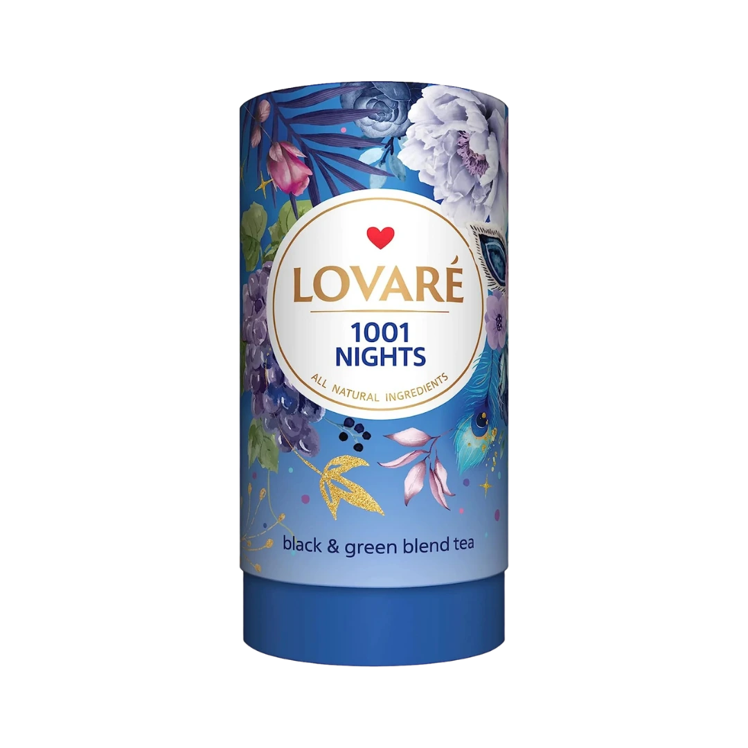 Juodosios ir žaliosios arbatos mišinys 1001 NIGHTS, LOVARE, 80 g
