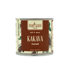 „Kakava“ – 100 % ekologiški Dominikos Respublikos kakavos milteliai be priedų.
